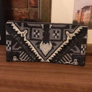 Mary Frances Beaded Clutch